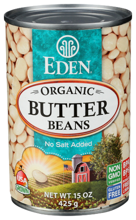 Organic Butter Beans - 15 OZ