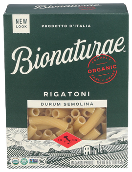 Organic Rigatoni Pasta - 16 OZ