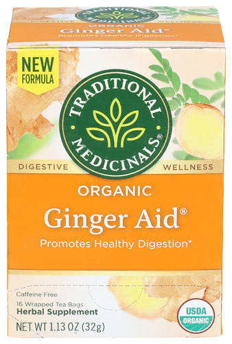 Traditional Medicinals Ginger Aid Tea - 16 BG