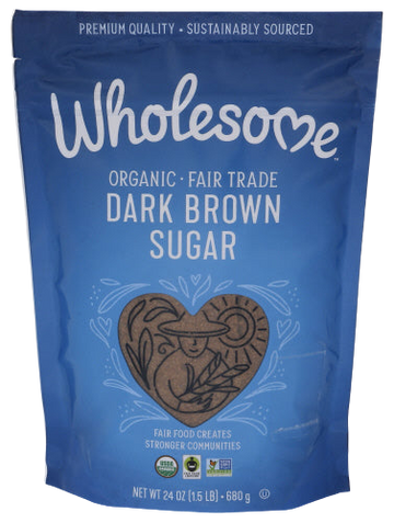 Organic Dark Brown Sugar - 24 OZ