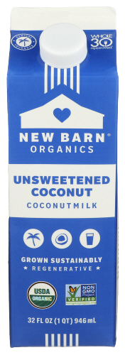 Organic Unsweetened Coconut Milk - 32 FO