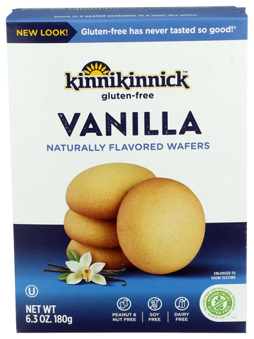 Kinnikinnick Vanilla Wafers - 6.3 OZ