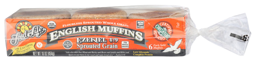 Organic Sprouted Grain Ezekiel English Muffins - 16 OZ