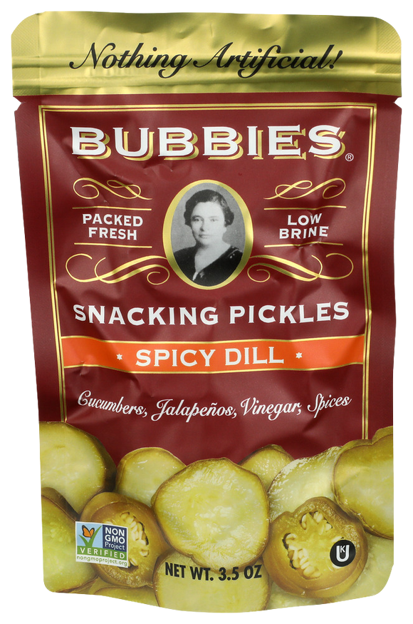 Bubbies Spicy Snacking Pickles - 3.5 OZ