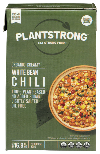 Organic Plant Based Creamy White Bean Chili - 16.9