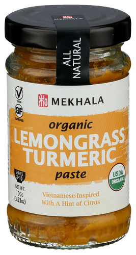 Organic Lemongrass Turmeric Paste - 3.53 OZ