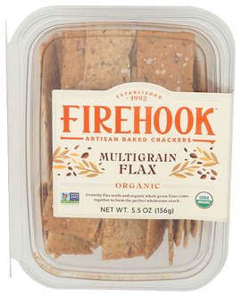 Firehook Multigrain Flax Baked Crackers - 5.5 OZ
