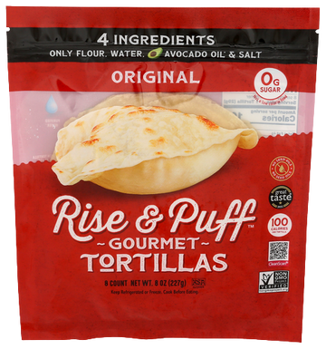 Rise N Puff Original Tortillas - 8 CT