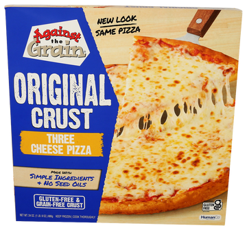 Against The Grain 12 in' 3 Cheese Pizza - 22 OZ