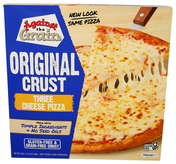 Against The Grain 12 in' 3 Cheese Pizza - 22 OZ