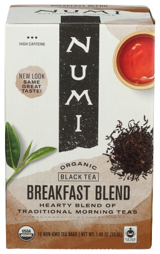Numi Organic Breakfast Blend Tea - 18 BG