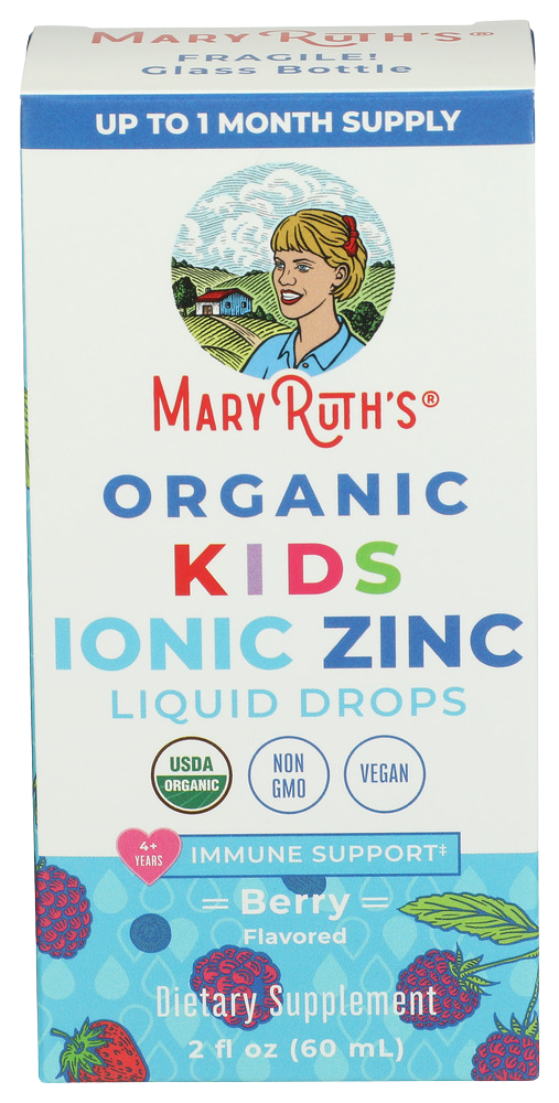 Mary Ruths Organic Kids Berry Zinc Drops - 2FO