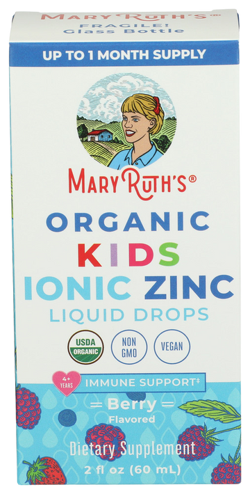 Mary Ruths Organic Kids Berry Zinc Drops - 2FO