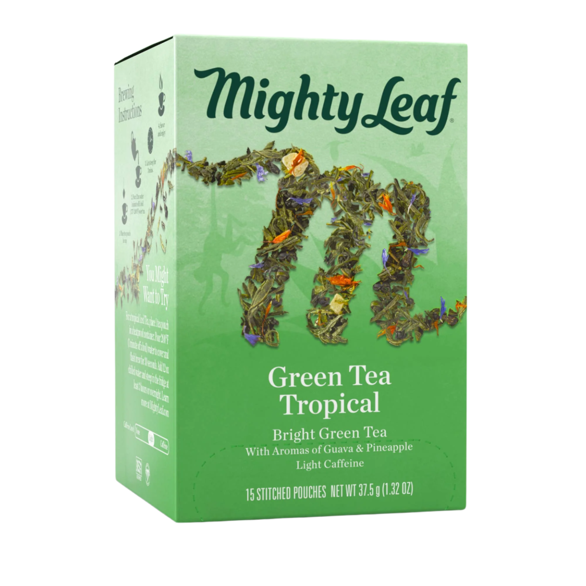 Mighty Leaf Green Tea Tropical - 15 CT