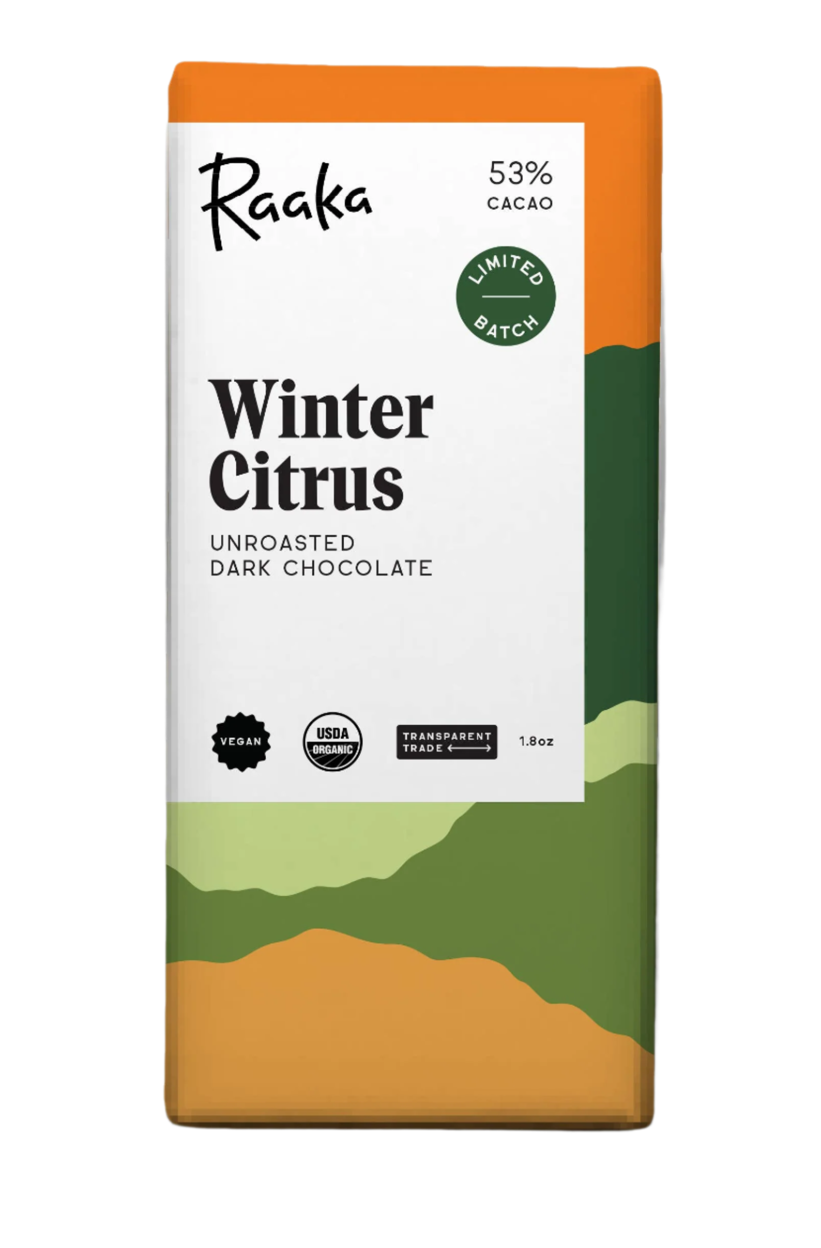 53% Winter Citrus Chocolate Bar - 1.8 OZ