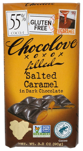 Salted Caramel Dark Chocolate Bar - 3.2 OZ