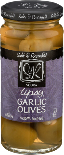 Tipsy Garlic Olives - 5 OZ