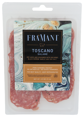 Fra Mani Sliced Toscano Salame - 2.5 OZ