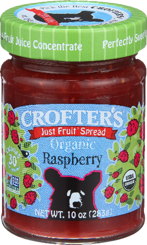 Organic Raspberry Fruit Spread - 10 OZ