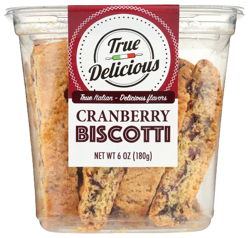 True Delicious Cranberry Biscotti - 6 OZ