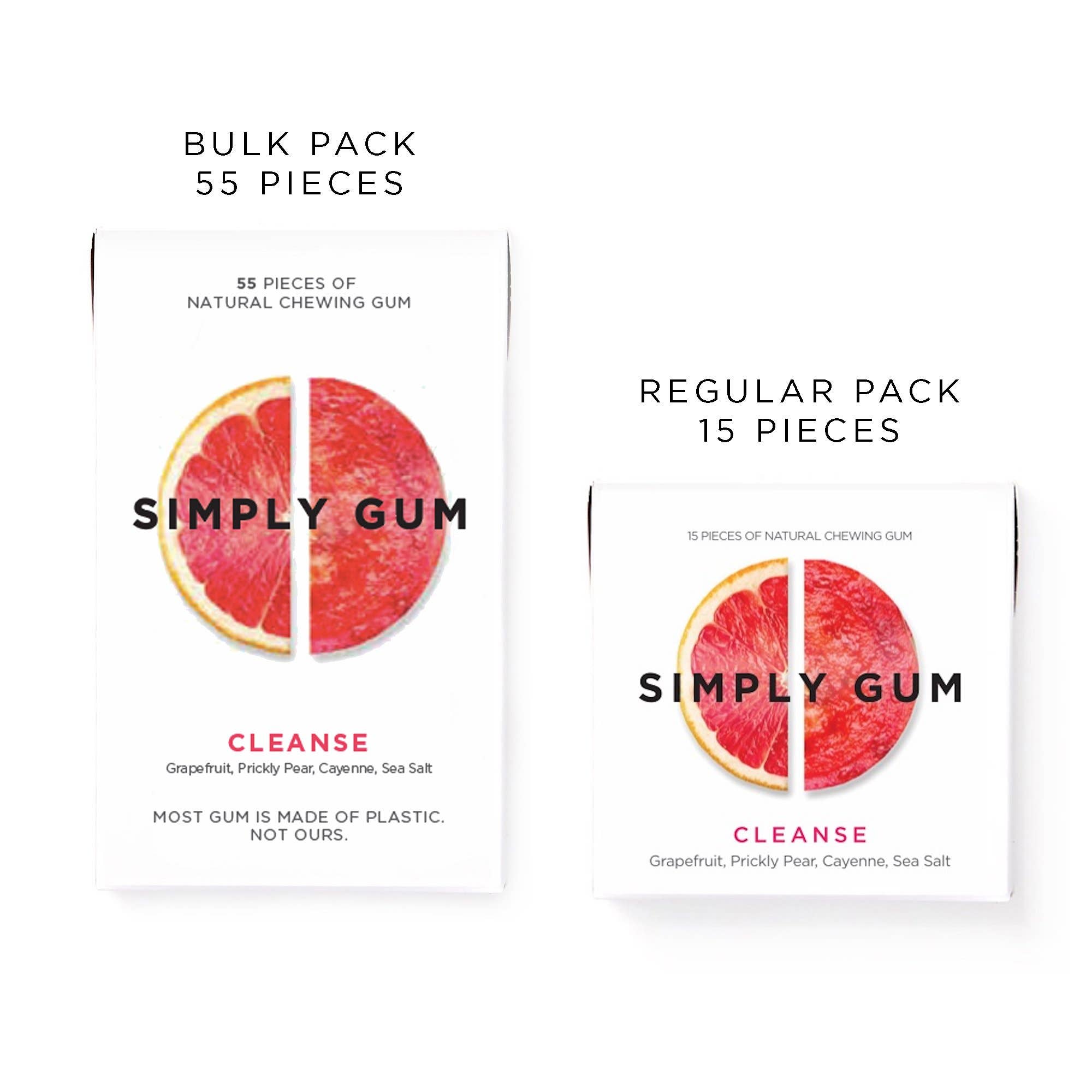 Cleanse Natural Chewing Gum - 55 PC