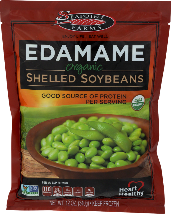 Seapoint Farms Organic Shelled Edamame Soybeans - 12 OZ