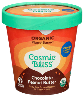 Cosmic Bliss Plant Based Chocolate Peanut Butter Ice Cream - 14 FO
