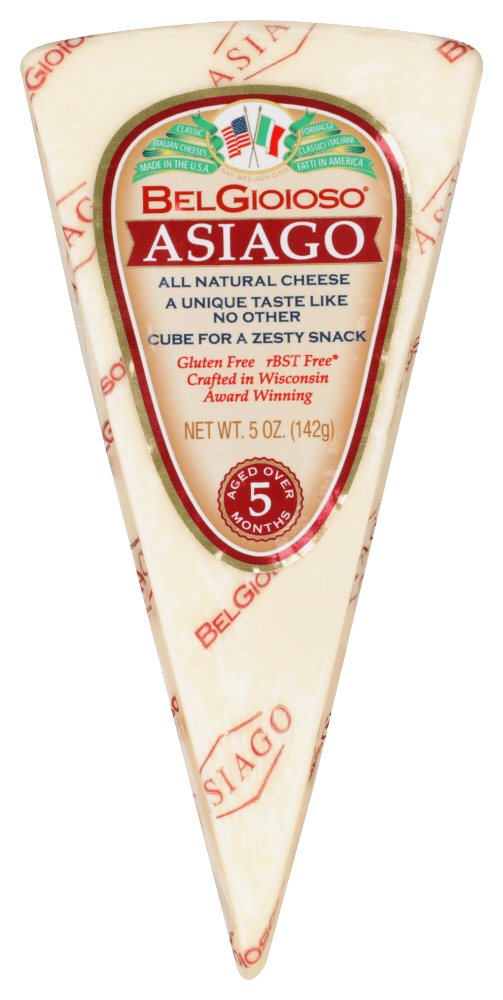 Belgioioso Asiago Cheese Wedge - 5 OZ