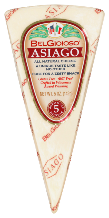 Belgioioso Asiago Cheese Wedge - 5 OZ