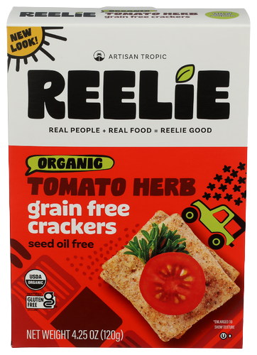 Artisan Tropic Organic Tomato Herb Crackers - 4.25 OZ