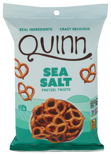 Quinn Whole Grain Sea Salt Pretzel Twists - 5.6 OZ