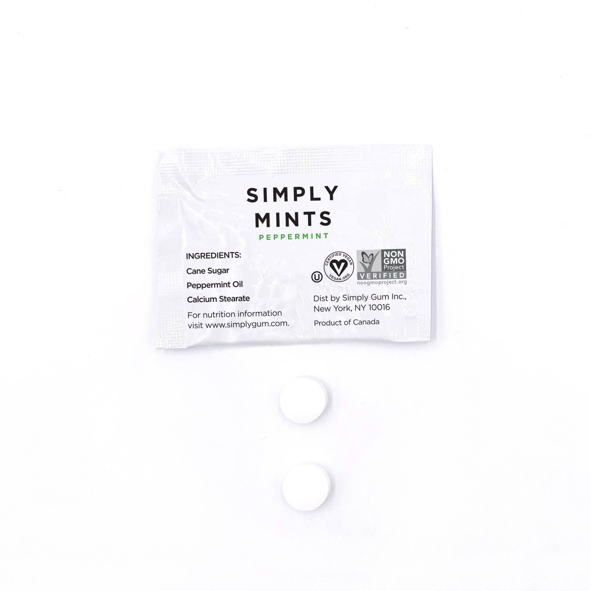 Simply Mints Pouches - Peppermint