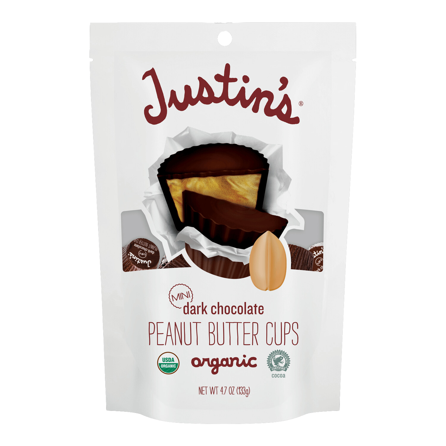 Organic Dark Chocolate Peanut Butter Mini Cups - 4.7 OZ