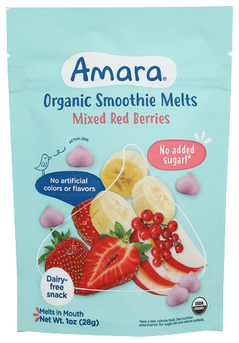 Amara Mixed Red Berries Smoothie Melts - 1 OZ