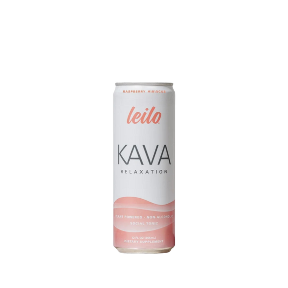 Leilo Raspberry Hibiscus Kava Mocktail - 12 FO
