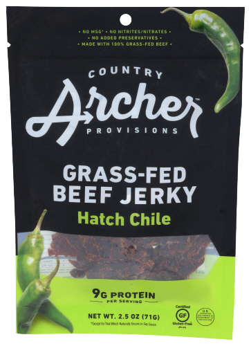Hatch Chili Grass-Fed Beef Jerky - 2.5 OZ