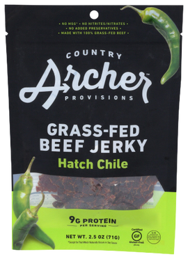 Hatch Chili Grass-Fed Beef Jerky - 2.5 OZ