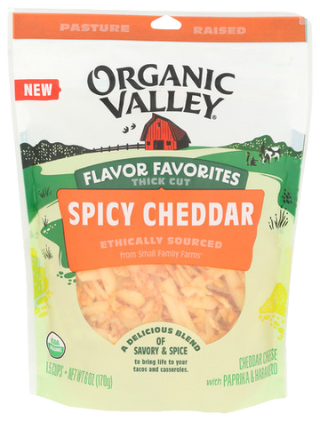 Organic Spicy Cheddar - 6 OZ