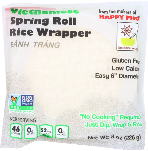 Vietnamese Spring Roll Rice Wrapper - 8 OZ
