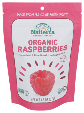 Organic Freeze-Dried Raspberries - 1.3 OZ
