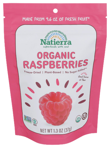 Organic Freeze-Dried Raspberries - 1.3 OZ