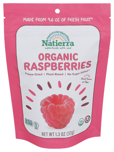 Organic Freeze-Dried Raspberries - 1.3 OZ