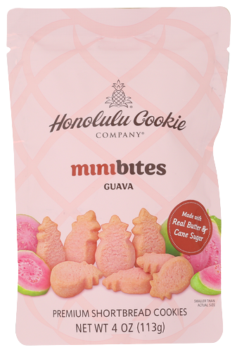 Honolulu Cookie Company Guava Shortbread Cookies - 4 OZ