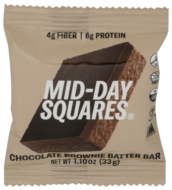 Mid Day Squares Chocolate Brownie Batter Bar - 1.16 OZ