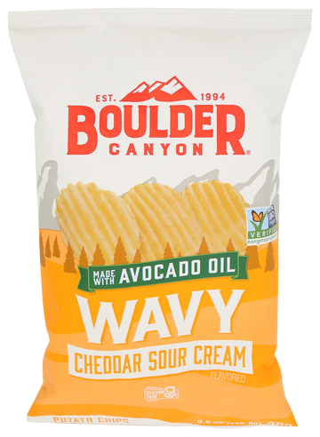 Boulder Canyon Cheddar Sour Cream - 5.5 OZ