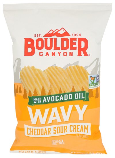 Boulder Canyon Cheddar Sour Cream - 5.5 OZ