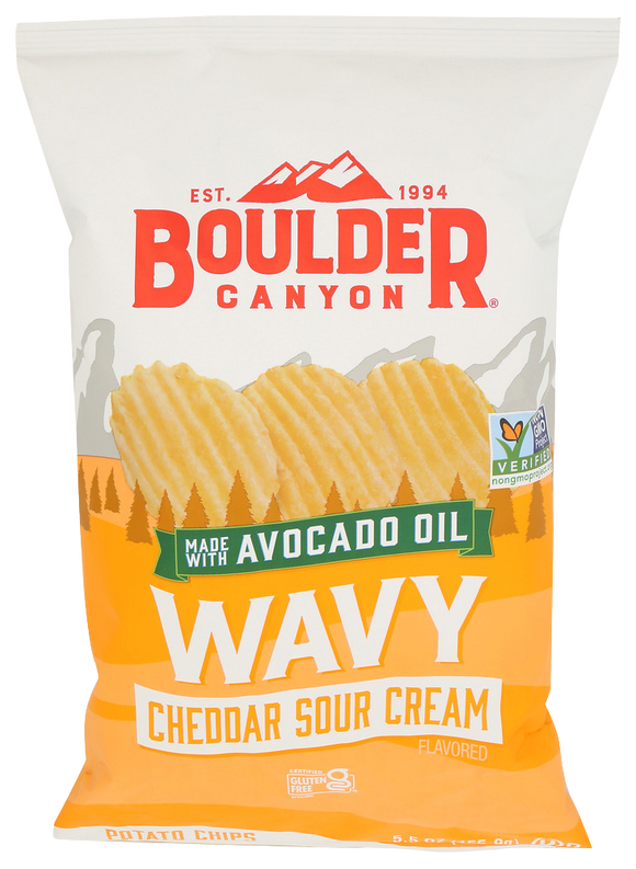 Boulder Canyon Cheddar Sour Cream - 5.5 OZ