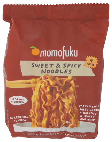 Momofuku Sweet & Spicy Noodles - 4 PK