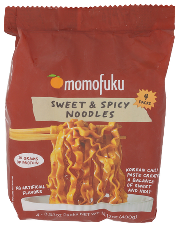 Momofuku Sweet & Spicy Noodles - 4 PK