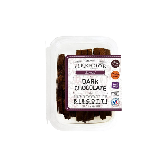 Dark Chocolate Biscotti - 12 OZ